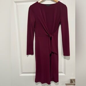 Banana Republic Red Long Sleeve Dress